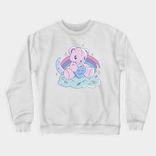 Cute Bear says Go To Hell Crewneck Sweatshirt